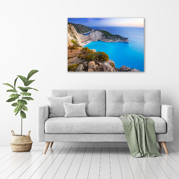 Quadro in vetro acrilico Zante, Grecia