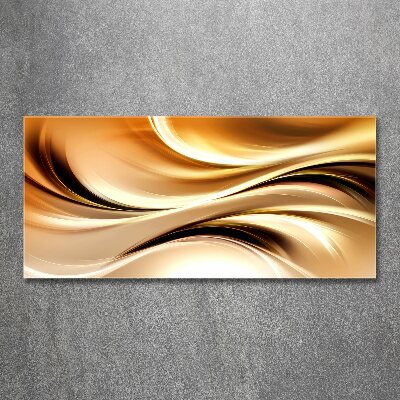 Quadro in vetro acrilico Onde astratte