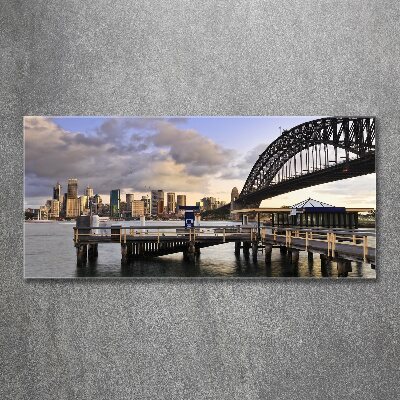 Quadro vetro acrilico Ponte di Sydney