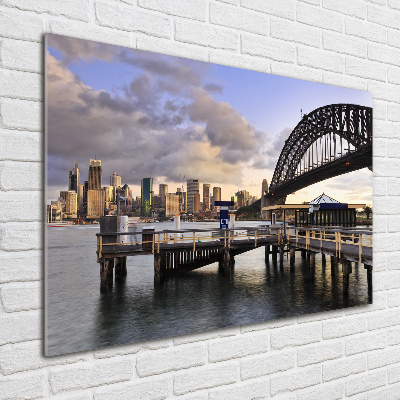 Quadro vetro acrilico Ponte di Sydney