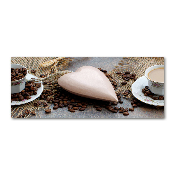 Quadro su vetro acrilico Caffè con latte