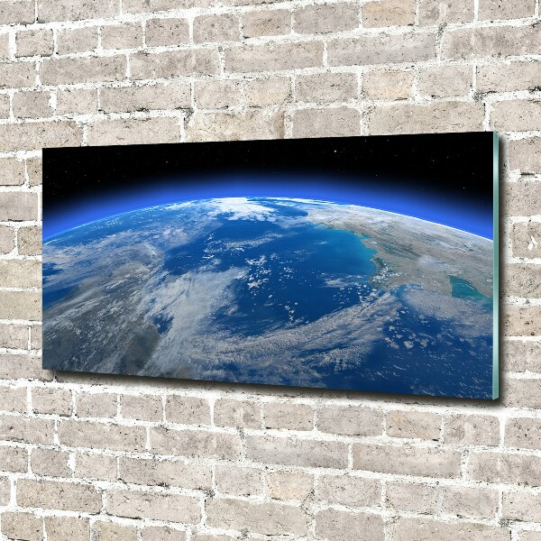 Quadro in vetro acrilico Pianeta Terra