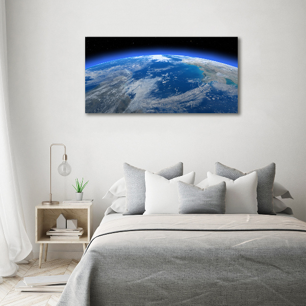 Quadro in vetro acrilico Pianeta Terra