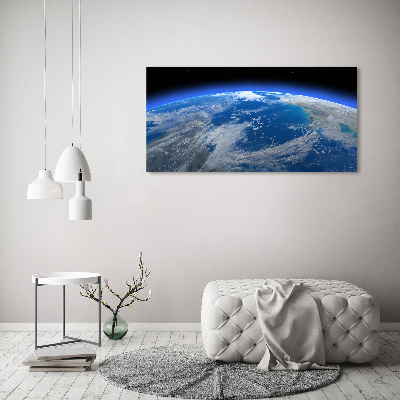 Quadro in vetro acrilico Pianeta Terra