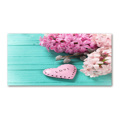 Quadro vetro acrilico Senza cuore