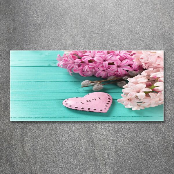 Quadro vetro acrilico Senza cuore