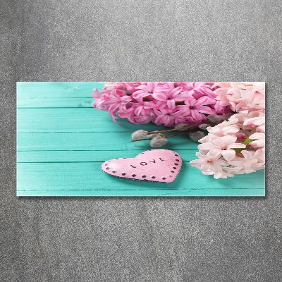 Quadro vetro acrilico Senza cuore