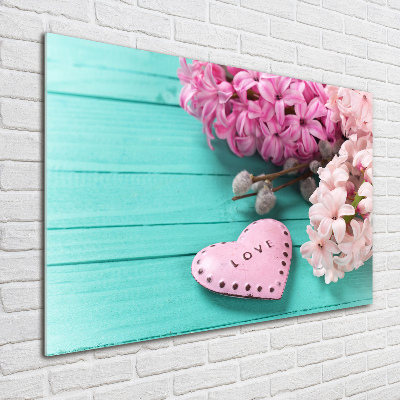 Quadro vetro acrilico Senza cuore