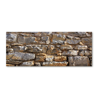 Quadro su vetro acrilico Muro di pietra