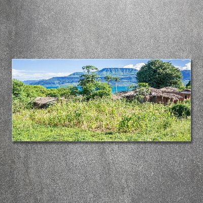 Quadro su vetro acrilico Lago Malawi