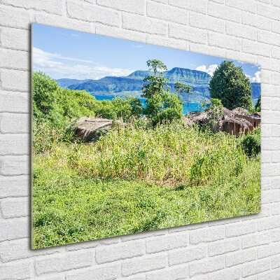 Quadro su vetro acrilico Lago Malawi