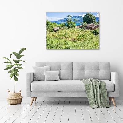 Quadro su vetro acrilico Lago Malawi