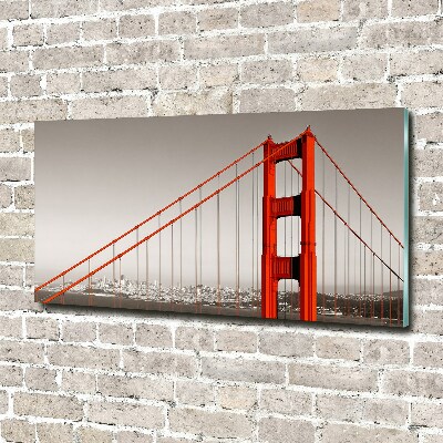 Quadro vetro acrilico Ponte di San Francisco