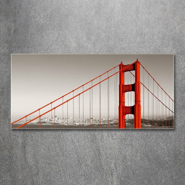 Quadro vetro acrilico Ponte di San Francisco