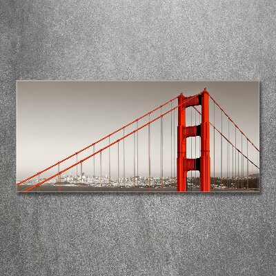 Quadro vetro acrilico Ponte di San Francisco