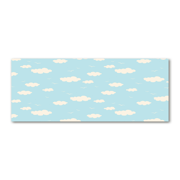 Quadro su vetro acrilico Nuvole