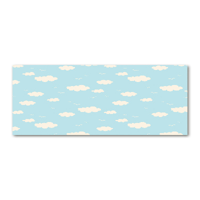 Quadro su vetro acrilico Nuvole