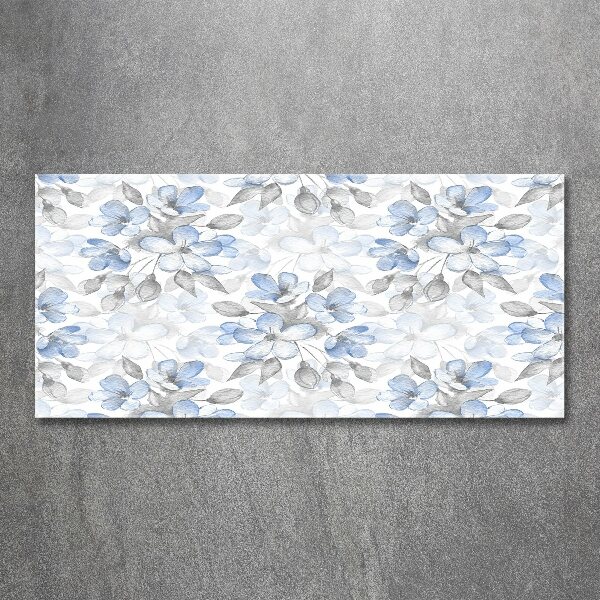 Quadro in vetro acrilico Fiori delicati