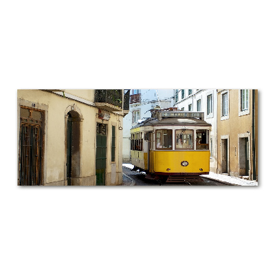 Quadro in vetro acrilico Tram da Lisbona