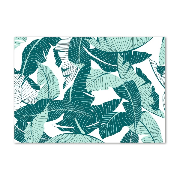 Quadro su vetro acrilico Palme