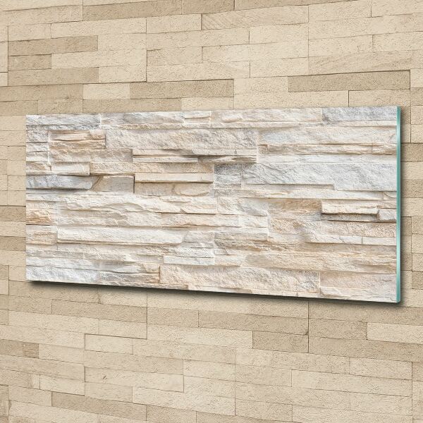 Quadro in vetro acrilico Muro di mattoni