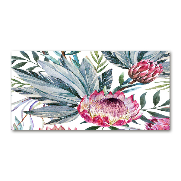 Quadro in vetro acrilico Protea