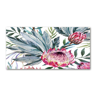 Quadro in vetro acrilico Protea