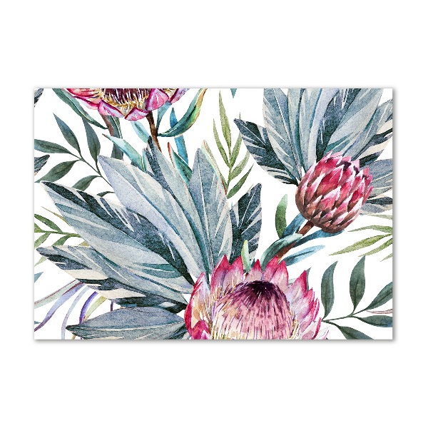 Quadro in vetro acrilico Protea