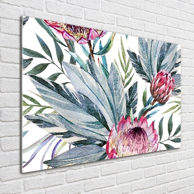 Quadro in vetro acrilico Protea