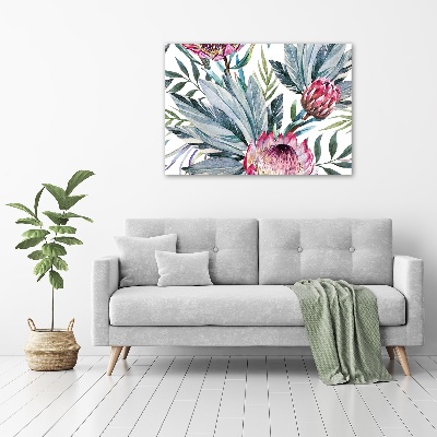 Quadro in vetro acrilico Protea