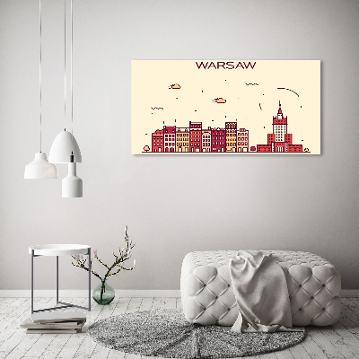 Quadro vetro acrilico Varsavia, Polonia