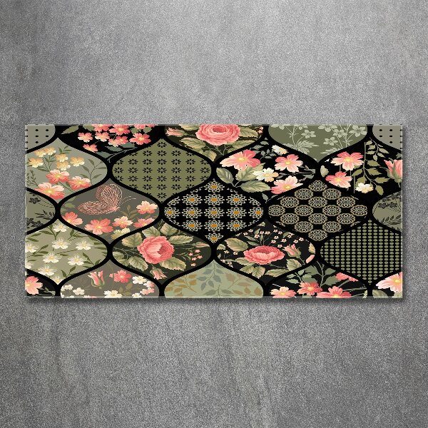 Quadro su vetro acrilico Motivo floreale