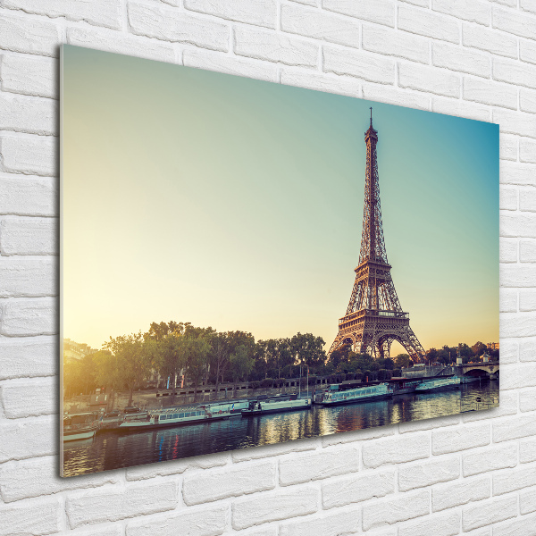 Quadro in vetro acrilico Torre Eiffel Parigi
