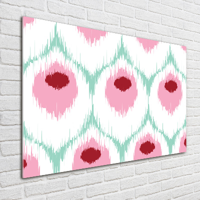 Quadro in vetro acrilico Motivo a pavone