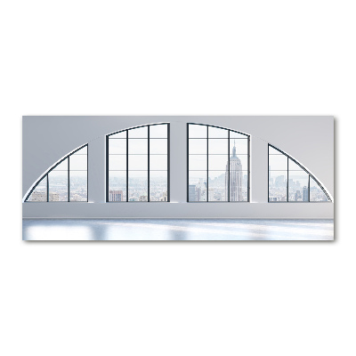 Quadro su vetro acrilico Interni spaziosi