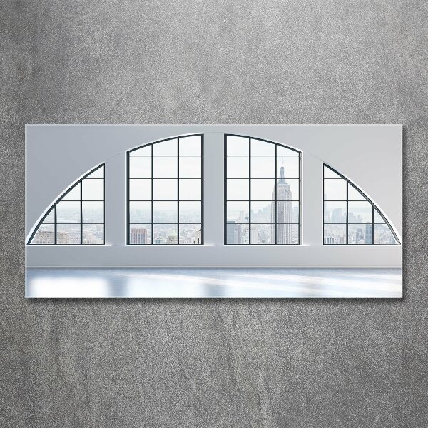 Quadro su vetro acrilico Interni spaziosi