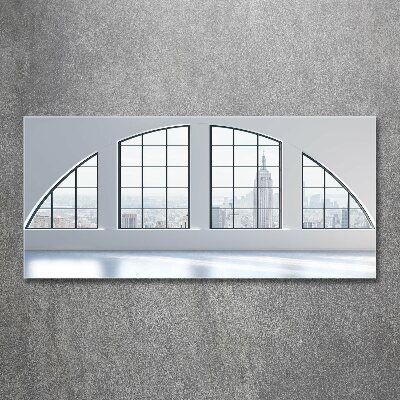 Quadro su vetro acrilico Interni spaziosi