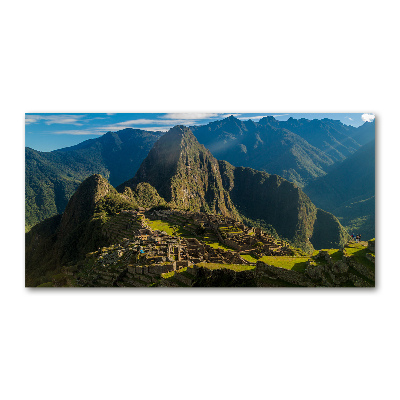 Quadro in vetro acrilico Rovine di Machu Picchu