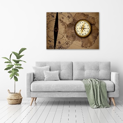 Quadro in vetro acrilico Bussola