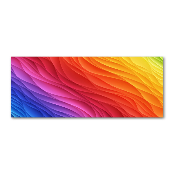 Quadro su vetro acrilico Piogge colorate