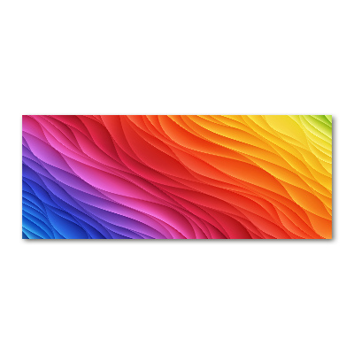 Quadro su vetro acrilico Piogge colorate