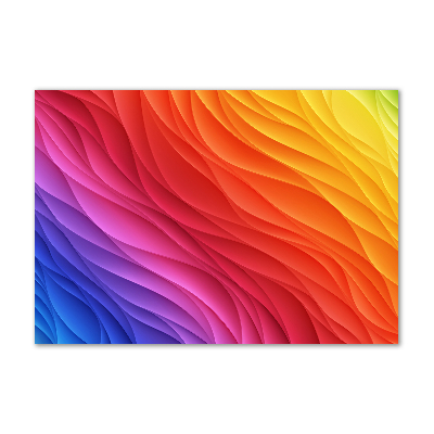 Quadro su vetro acrilico Piogge colorate