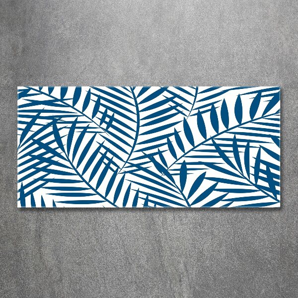 Quadro su vetro acrilico Foglie di palma