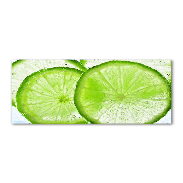 Quadro su vetro acrilico Lime sott'acqua