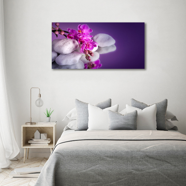 Quadro su vetro acrilico Orchidea