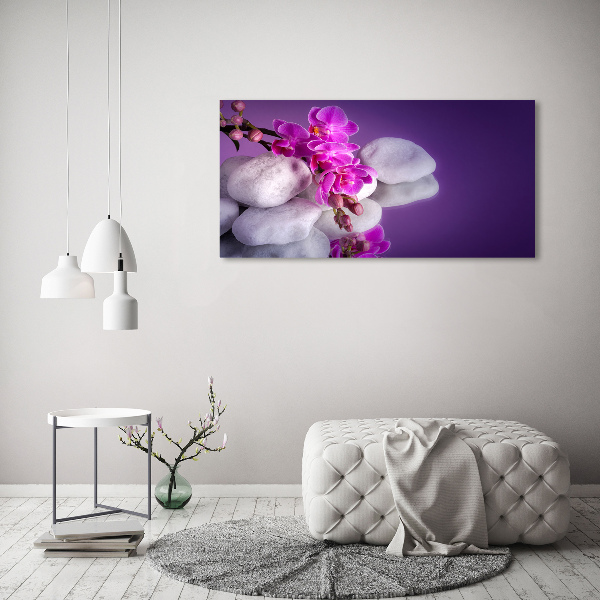Quadro su vetro acrilico Orchidea