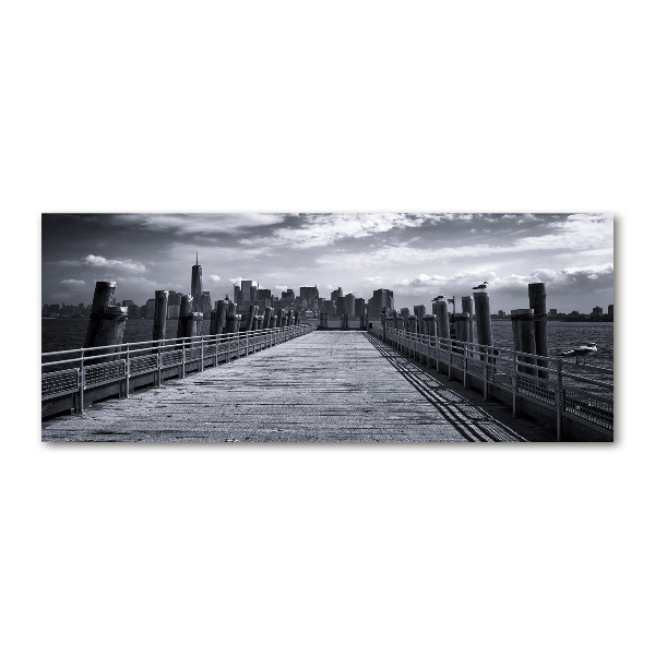 Quadro vetro acrilico Panorama di New York