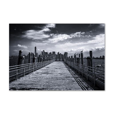 Quadro vetro acrilico Panorama di New York