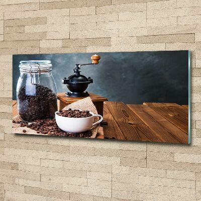 Quadro in vetro acrilico Macinacaffè