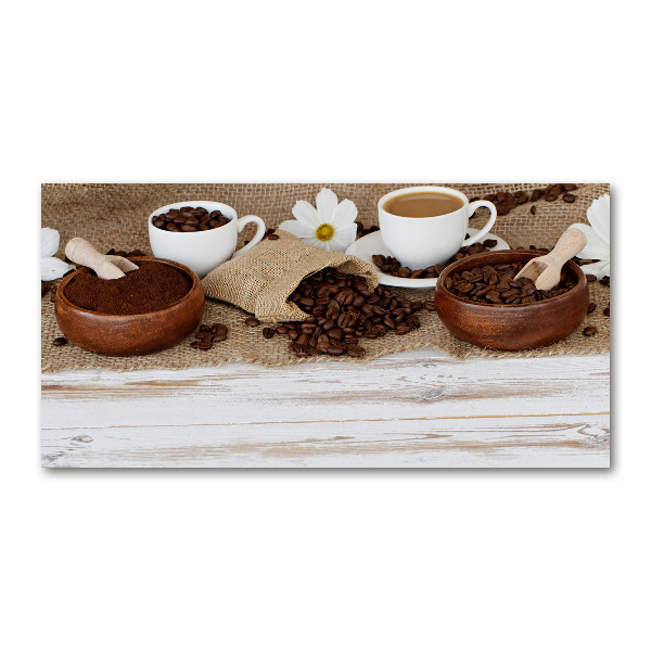 Quadro su vetro acrilico Una tazza di caffè